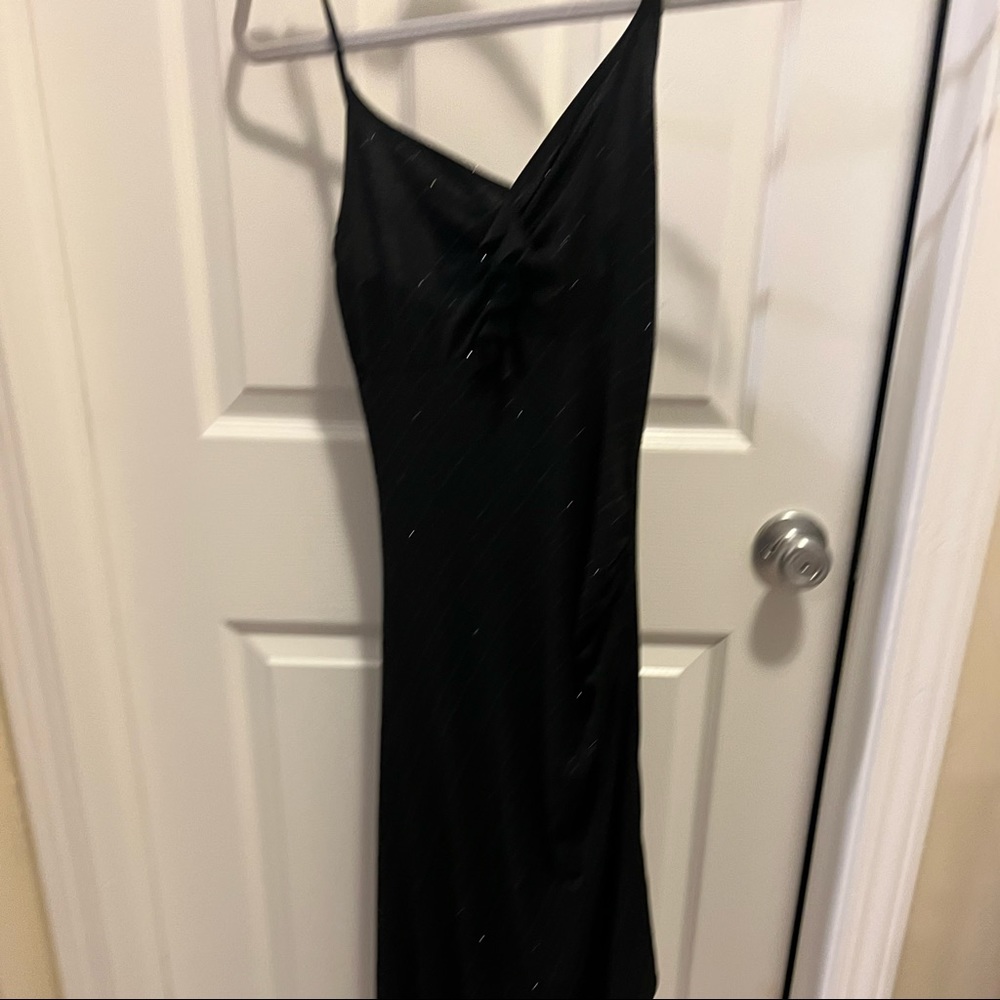 Little black sparkly dress